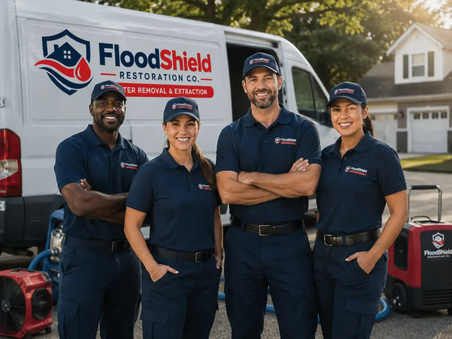 Flood Damage Restoration company in Downing, WI